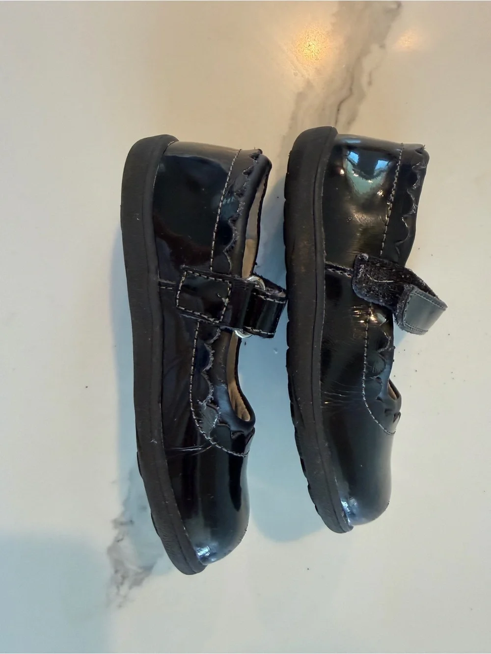 See Kai Run Girls Black Patent Mary Jane Shoes